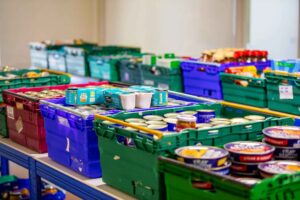 Food Donations at Newcastle Staffs Foodbank